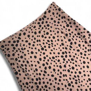 Nasty Gal Collection Midi Skirt Size 6 Mauve Pink Dot Print Lightweight Woven